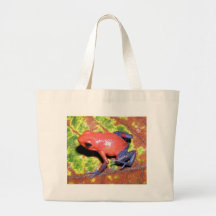Dendrobates pumilio - Strawberry Poison Dart Frog Canvas Bags