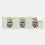Denmark Coat of Arms detail Bumper Stickers