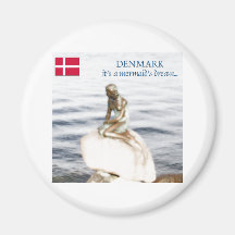 denmark fridge magnet