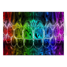 Dental art greeting cards