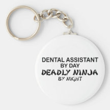 Dental Assistant Deadly Ninja Keychains