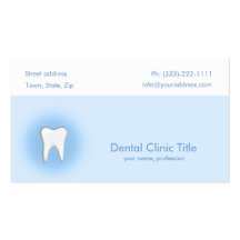 Dental clinic business card