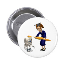 Dental Hygiene or Dentist Graduation Gifts Pinback Button