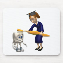 Dental Hygiene or Dentist Graduation Gifts Mouse Mats