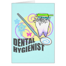 Dental Hygienist Greeting Card