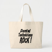 Dental Technicians Rock! Tote Bag