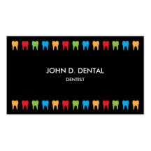 Dentist, dental business or profile card business card templates