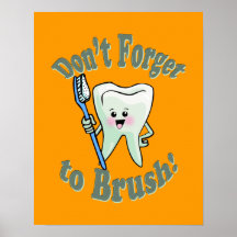 Dentist Dental Hygienist Artwork Poster