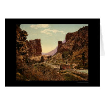 Denver and Rio Grande Railroad Track in Utah 1900 Cards