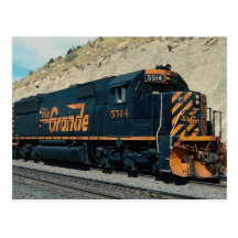 Denver and Rio Grande Western, EMD SD-50 Post Card