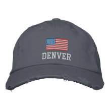 Denver Embroidered Baseball Caps