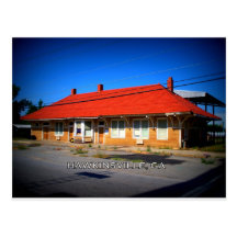 DEPOT - Hawkinsville, Georgia Postcards
