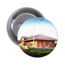 DEPOT - Pelham, Georgia Pinback Buttons