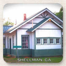 DEPOT - Shellman, Georgia Drink Coasters