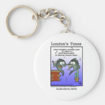 Depressed Salmon Funny Cards Mugs & Gifts Key Chain