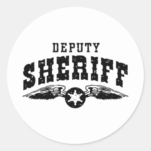 Deputy Sheriff Stickers | Zazzle