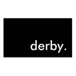 derby. business card