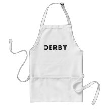 derby : skullphabet apron