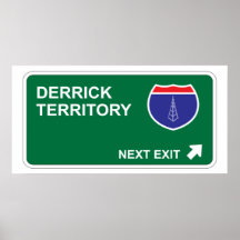 Derrick Next Exit Posters