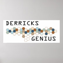 Derricks Genius Posters