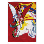 Descending angel painting Cards
