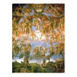 Description Last Judgement - painted by Michelange Postcards
