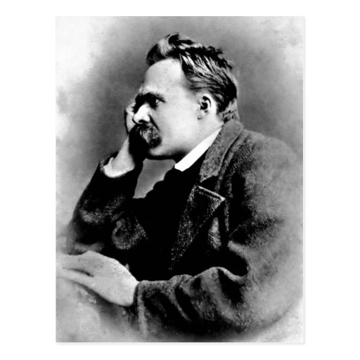 Description Portrait of Friedrich Nietzsche, 1882; Postcard