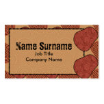 Desert, business card template