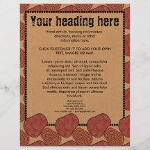 Desert, flyer