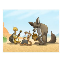 Desert Jug Band Postcard