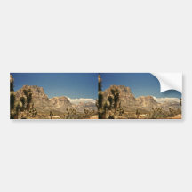 Desert Panorama Bumper Stickers