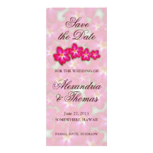 Desert Rose Collage Save the Date Invite