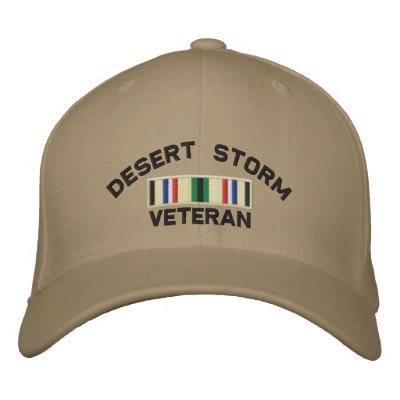 Desert Storm Veteran Embroidered Hats Desert Storm Veteran Embroidered Hats