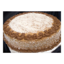 Desicated coconut invitations