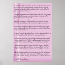 Desiderata by Max Ehrmann poster