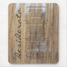 Desiderata Nature Mouse Pad