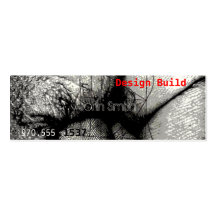 Design Build Business Card Template