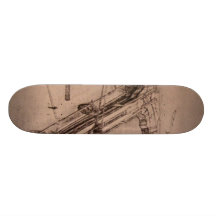 Design for an enormous crossbow skate decks