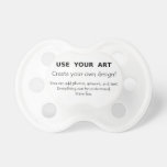 Design fun custom pacifiers with your photo or art