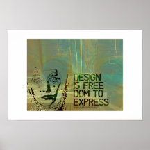 design is free poster