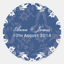 Design No.2 Sticker - NAVY