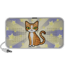Design Your Own Cartoon Cat Notebook Speakers