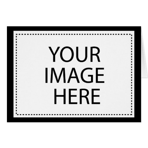 Design Your Own Custom Gifts - Blank Greeting Card