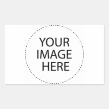 Design Your Own Custom Gifts - Blank Rectangular Stickers