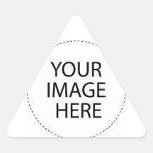 Design Your Own Custom Gifts - Blank Triangle Sticker