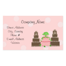 Designer Cakes Business Card Templates