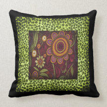 Designer Leopard Pillow