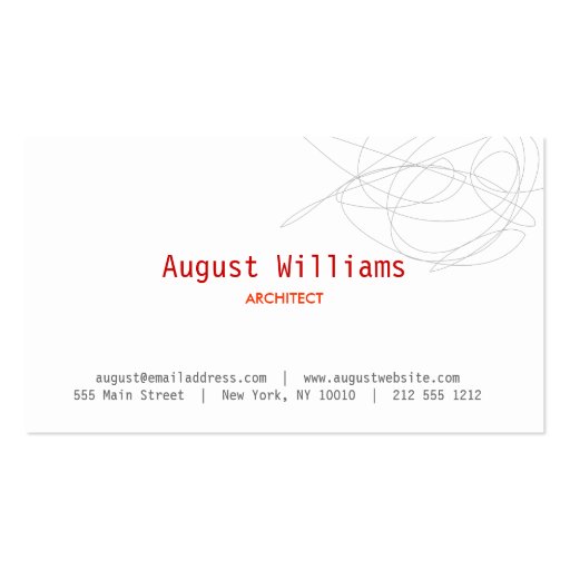 DESIGNER SCRIBBLE Business Card