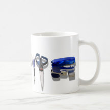 DeskSet050609Shadows Coffee Mugs
