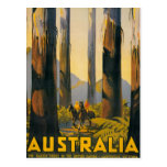 Destination Australia Travel Poster Post Card